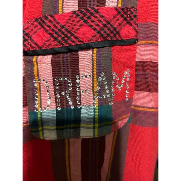 Victoria's Secret Onesie Pajama Romper Plaid M - Picture 5 of 5